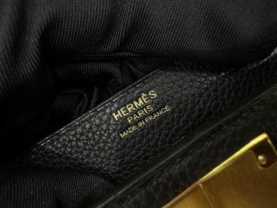 wholesale quality hermes kelly depeches 36 togo noir ghw